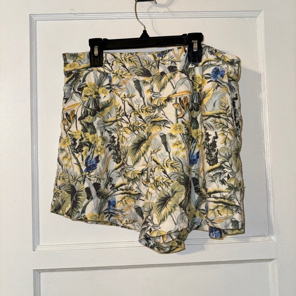 abercombie and fitch floral shorts large